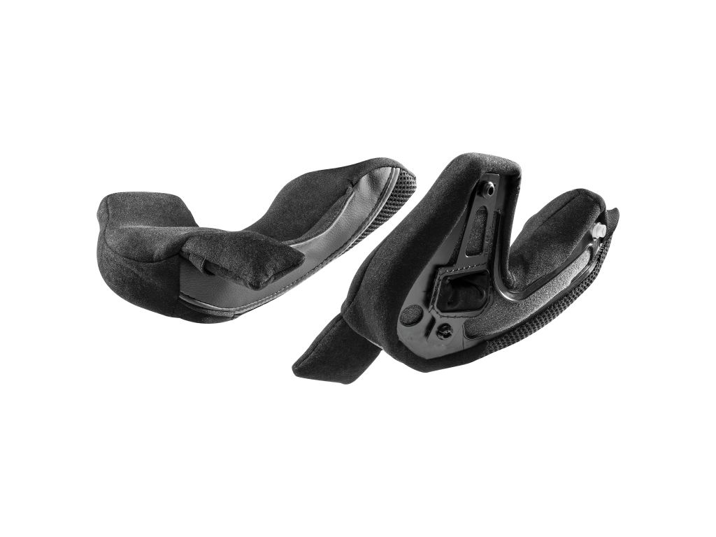SP.CHEEK PADS.STEADYFIT.XL-XXL.25MM.GREY-BLACK.STD XL - NCOM.X1005/ULTRA - NOLAN
