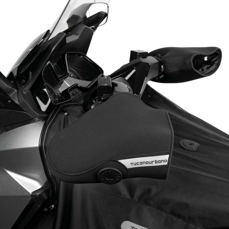 NEOPRENE HANDGRIP COVERS SX Black (R369X1) - Tucano Urbano