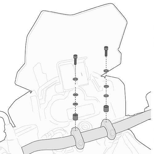 SCREWS KIT FOR SMART BAR KS900A (01SKITK) - KAPPA