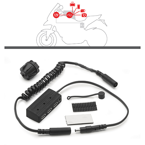 POWER HUB KIT FOR TANK BAGS- (KS111) - KAPPA