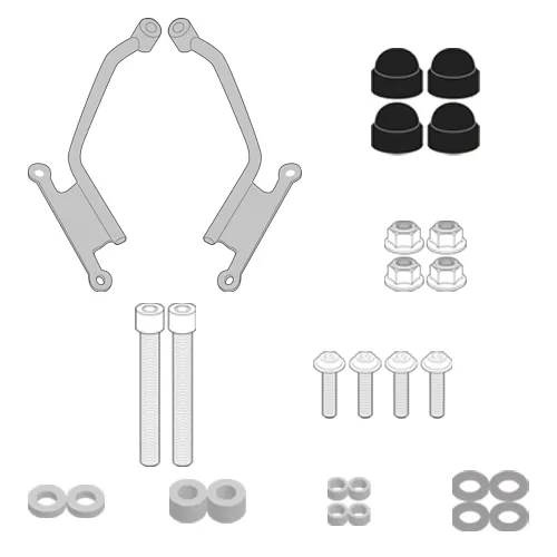ATT. KIT SCREEN HONDA CB 1000 HORNET '25 (A1215AK) - KAPPA