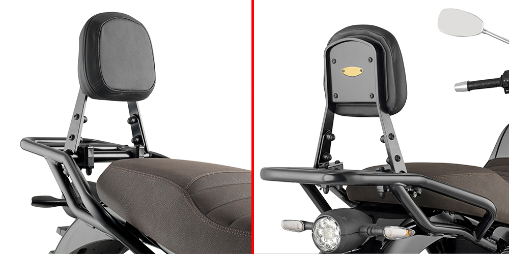 BACKREST MOTO GUZZI V7 STONE (2021) (KTS8206B) - KAPPA