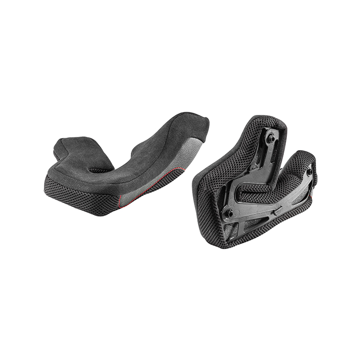 SP.CHEEK PADS .CLIMA COMFORT.XXXL.BLACK-RED.N60-6/SPORT - NOLAN