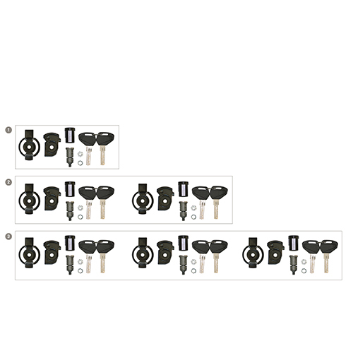 SECURITY UNIFICATION LOCK KEYKIT 2 CASE (KSL102) - KAPPA