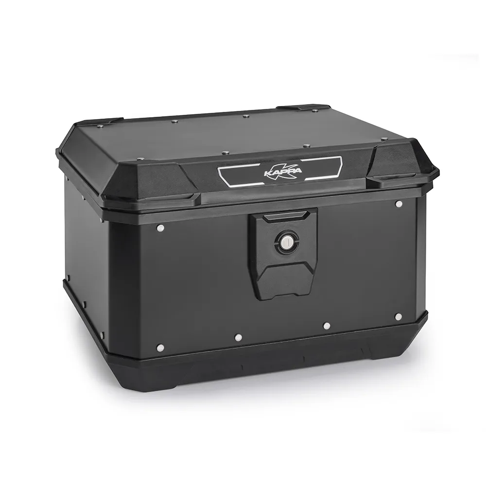 BLACK ALUMINIUM MONOLOCK TOPCASE 40LT (KMX400B) - KAPPA