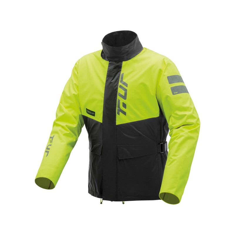 ROADTRIP HYDROSCUD® Rain Jacket Black-Yellow Fluo - T.UR
