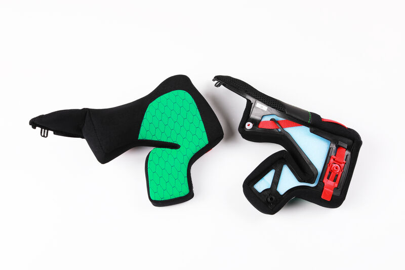 SP.CHEEK PADS.RACING.M.35MM.GREEN.STD M.X804RSULTRA - NOLAN