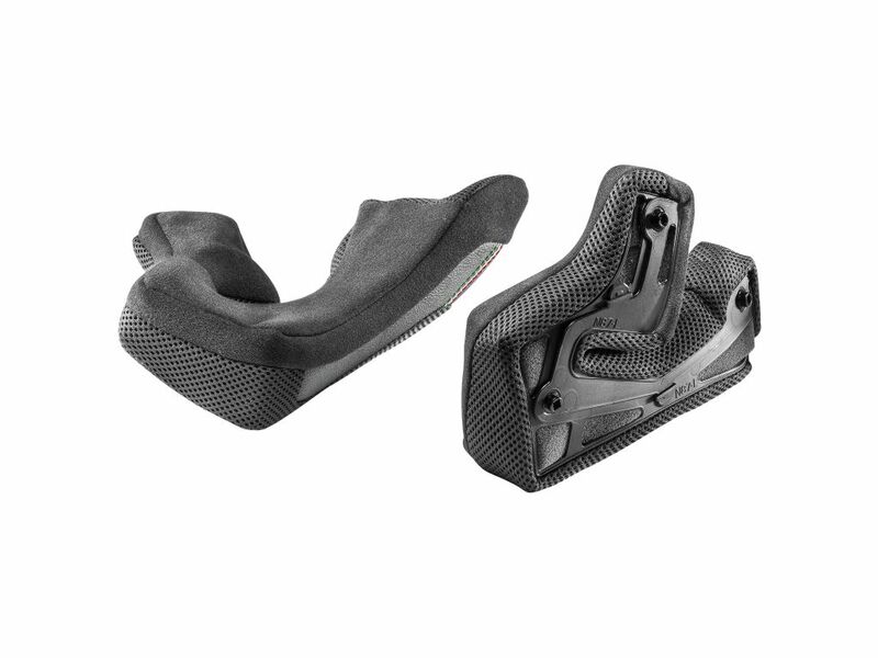 SP.CHEEK PADS.CLIMA COMFORT.S.BLACK-RED.N60-5 - NOLAN