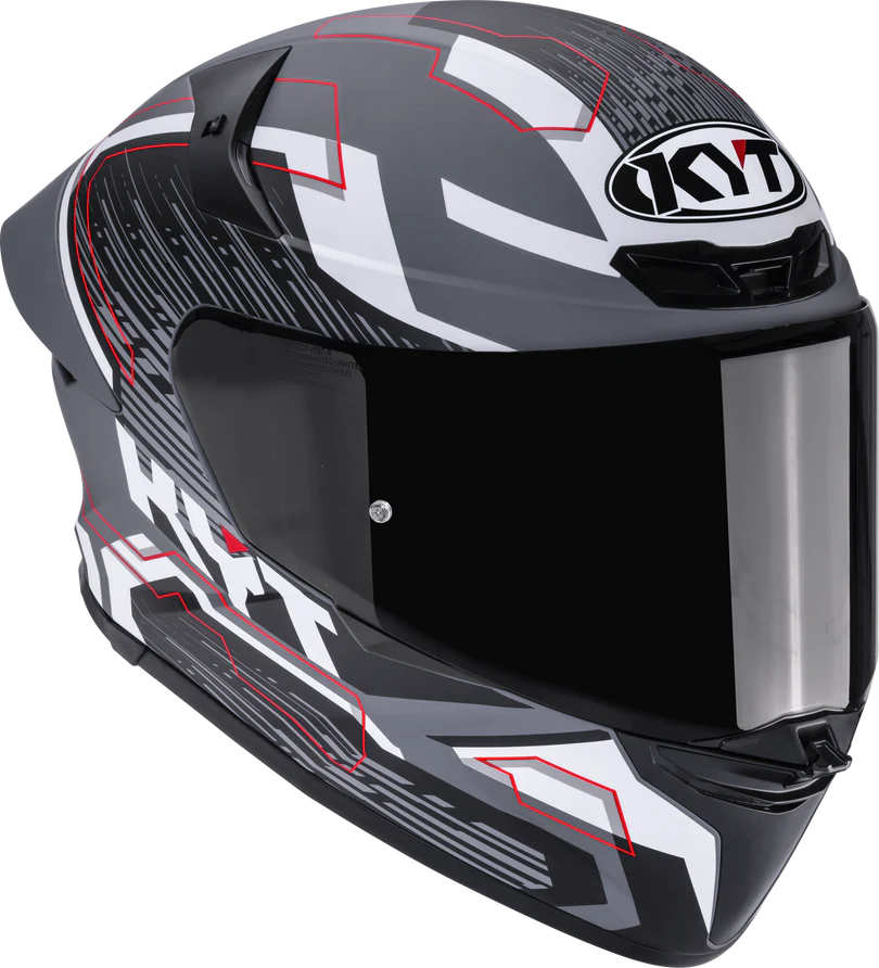 HELMET KYT TT-REVO SPEEDING MATT GRL GREY/BLK /E06 - KYT