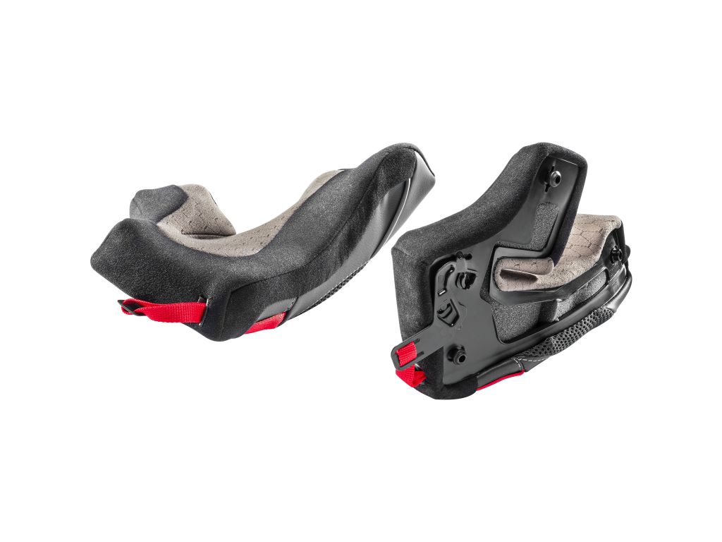SP.CHEEK PADS.STEADYFIT.XS-S-M.35 MM.GREY-BLACK.STD S - NCOM.X903/ULTRA/552ULTRA - NOLAN