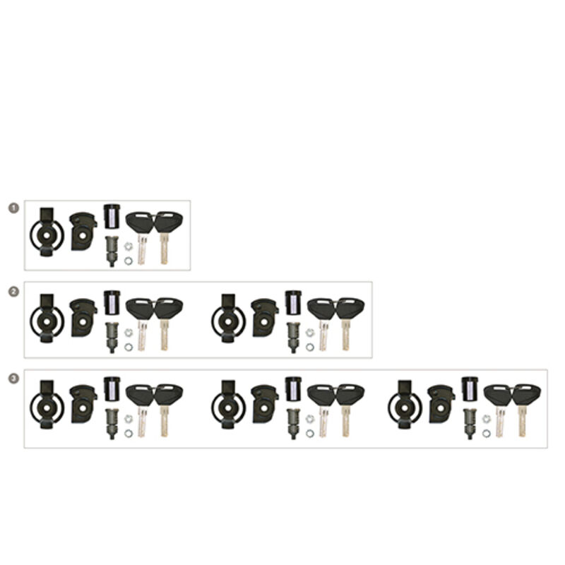 SECURITY UNIFICATION LOCK KEYKIT 3 CASE (KSL103) - KAPPA