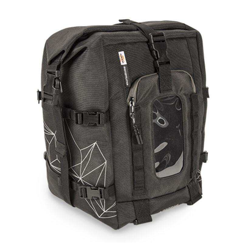 RUCKSAC CONVERTIBLE IN BAG BLACK COLOR (RA315BK) - KAPPA