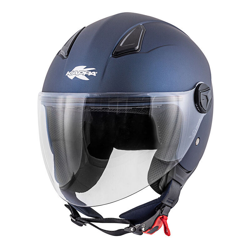 D.JET HELMET KV28S SOLID COLOR BLUE - KAPPA