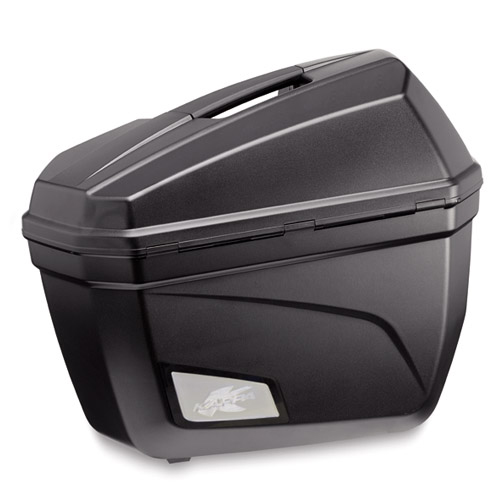 PAIR OF K22 BLACK PANNIERS (K22N) - KAPPA