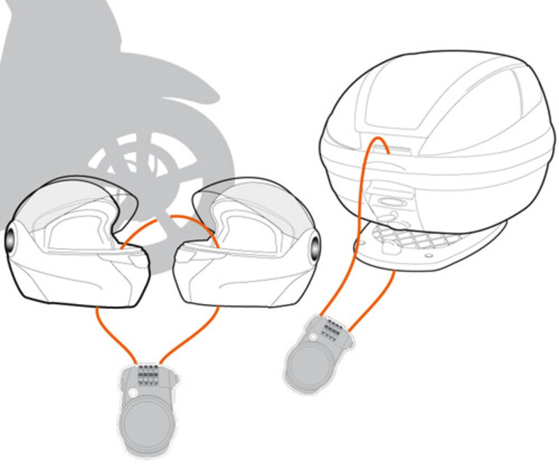 RETRACTABLE CABLE LOCK (KS220) - KAPPA